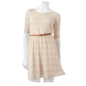 Ivory lace dress